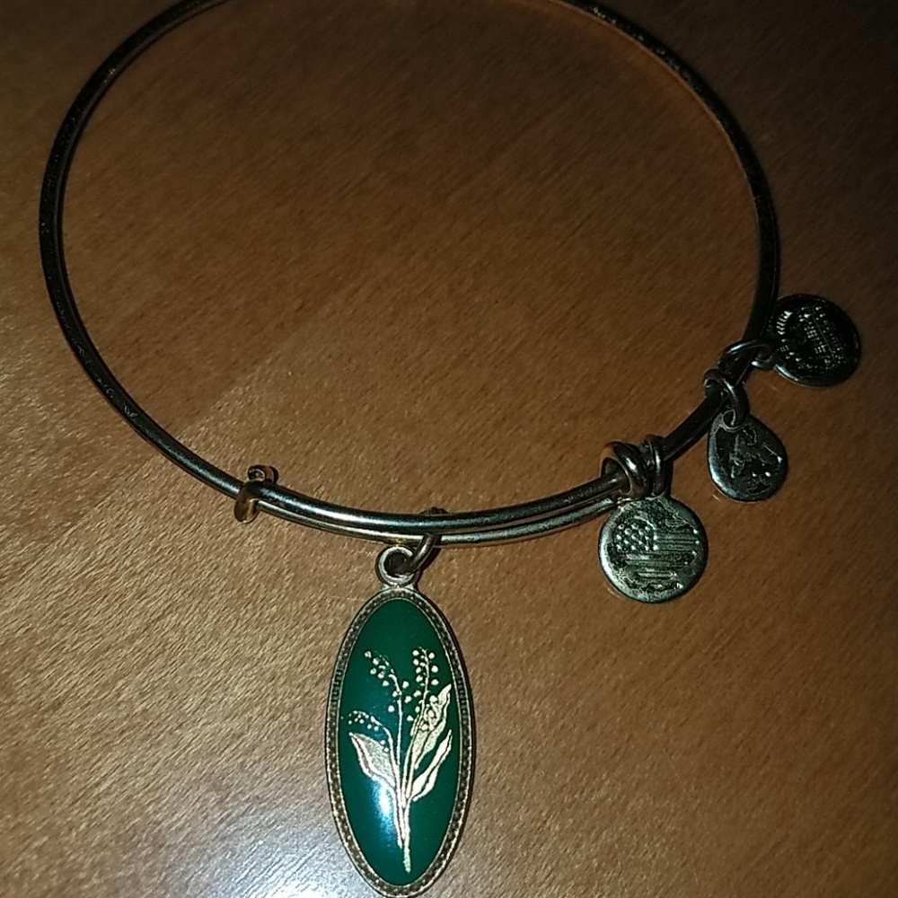 Alex and Ani Lily of the Valley May Bday Bracelet